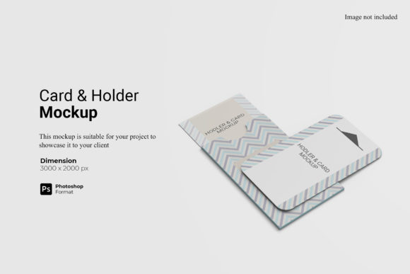 Card and Holder Mockup