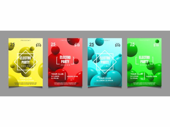 Colorful Cover Music Poster Flyer: A Modern Design Solution for Dynamic Events