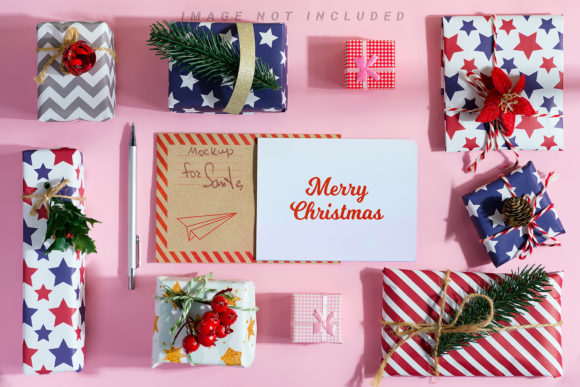 Elevate Your Holiday Designs with Mockup Paper Letter to Santa