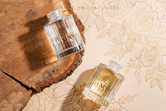 Home Fragrance Bottle Mockup