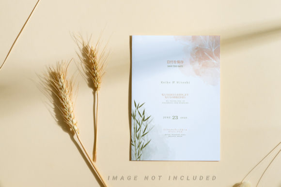 Paper Beige Card Mockup