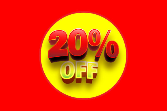 Promotion, Offer, 20 off Discount: A Versatile Design Asset